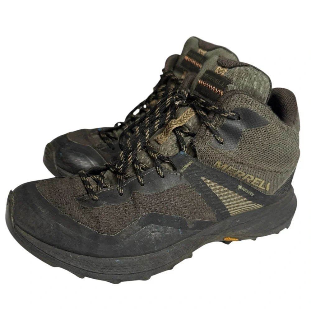 Merrell MQM 3 Mid Gore-Tex J135577 Men’s Olive Black Waterproof Hiking Boots